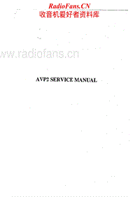 Harman-Kardon-AVP-2-Service-Manual电路原理图.pdf