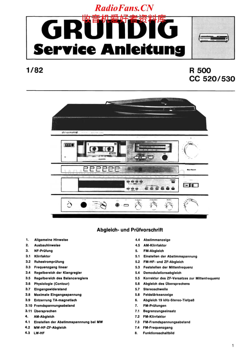 Grundig-CC-520-CC-530-Service-Manual电路原理图.pdf_第1页