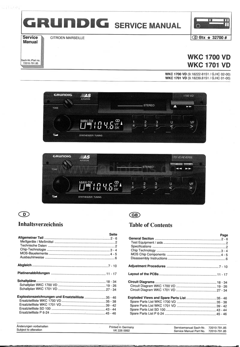 Grundig-WKC-1700-VD-Service-Manual电路原理图.pdf_第1页