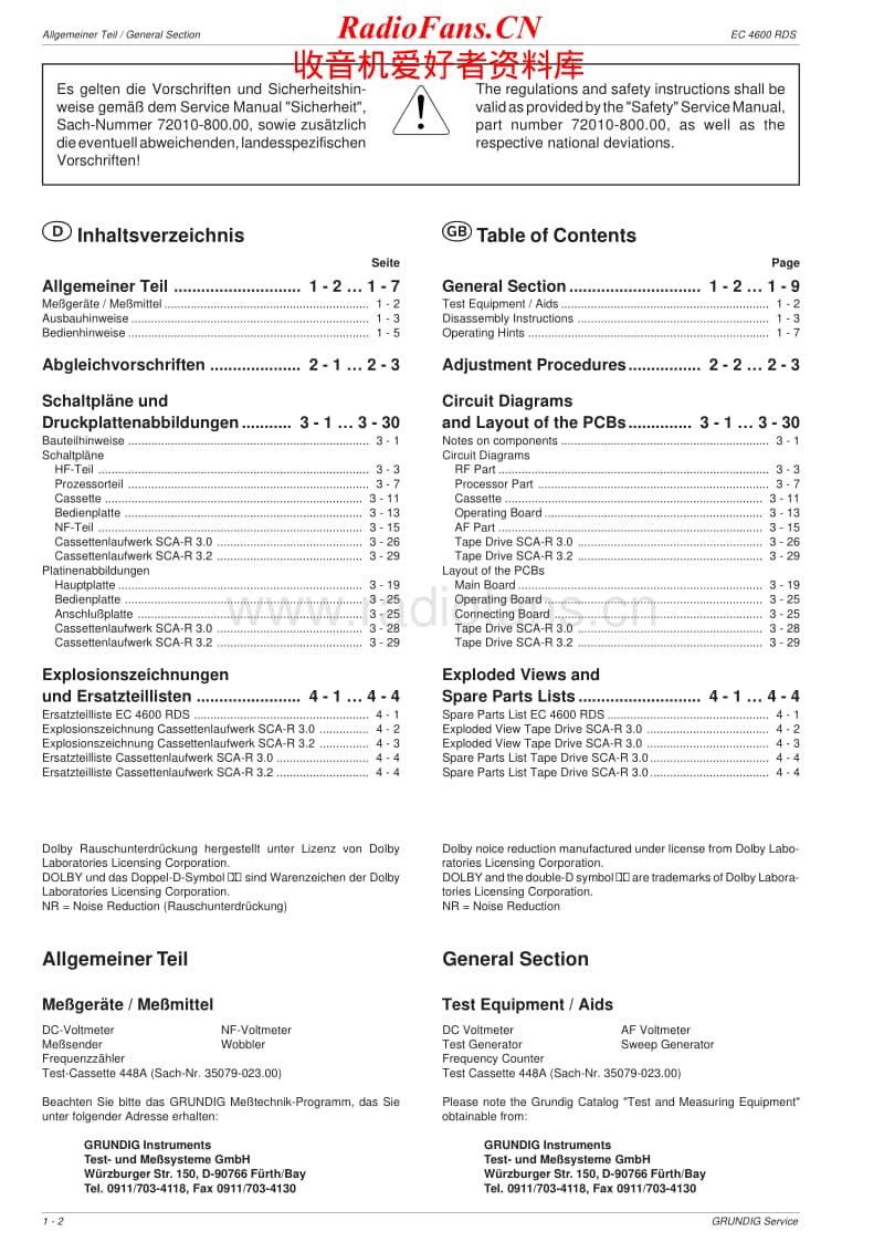 Grundig-EC-4600-RDS-Service-Manual电路原理图.pdf_第2页