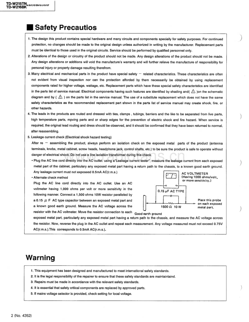 Jvc-TDW-216-BK-Service-Manual电路原理图.pdf_第2页