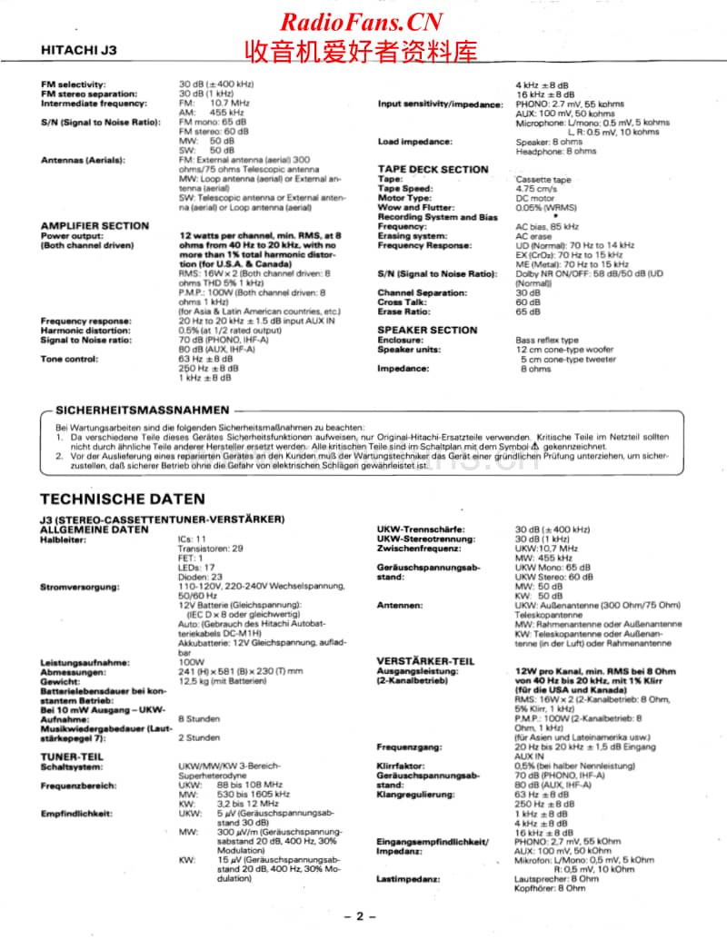 Hitachi-J-3-Service-Manual电路原理图.pdf_第2页