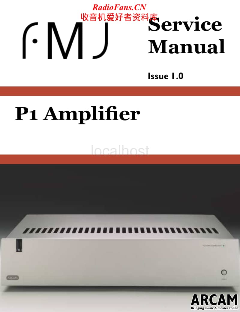 Arcam-P1-Service-Manual电路原理图.pdf_第1页