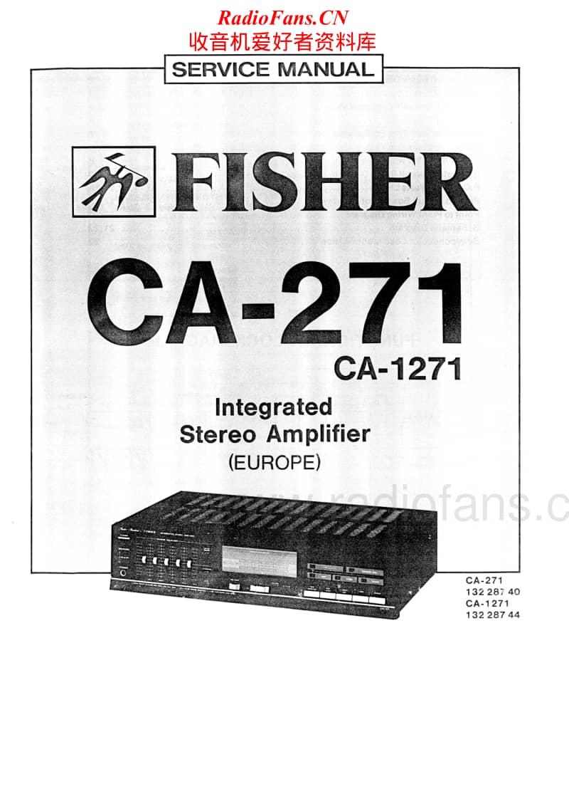 Fisher-CA-271-Service-Manual电路原理图.pdf_第1页