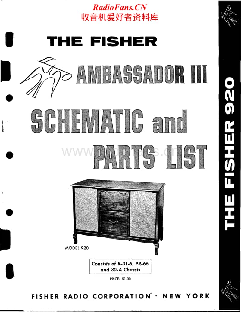 Fisher-AMBASSADOR-3-A-920-Service-Manual电路原理图.pdf_第1页