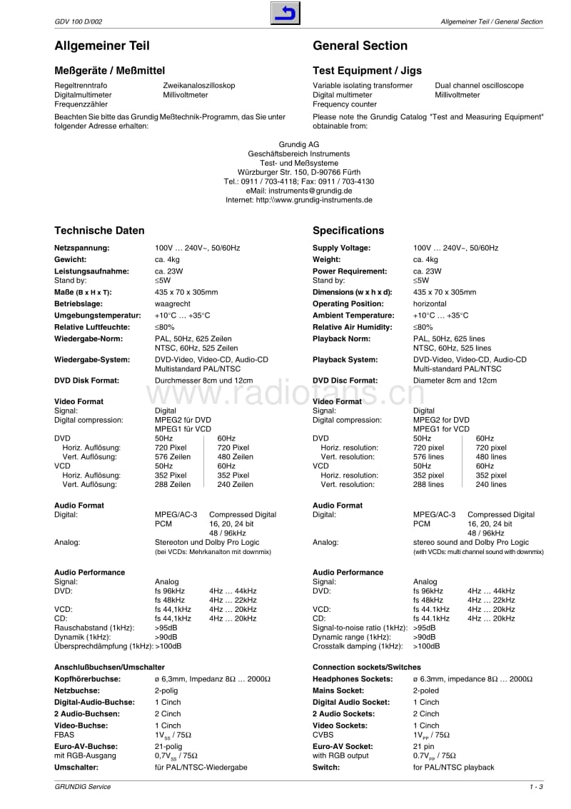 Grundig-GDV-100-Service-Manual电路原理图.pdf_第3页