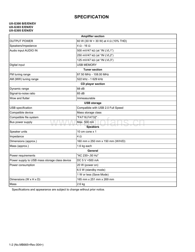 Jvc-UXG-303-Service-Manual电路原理图.pdf_第2页