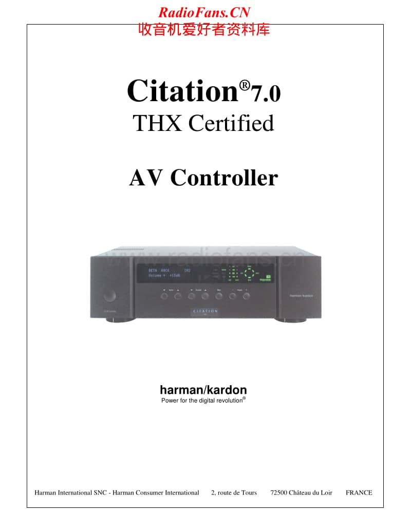 Harman-Kardon-Citation_7.0-Service-Manual电路原理图.pdf_第1页