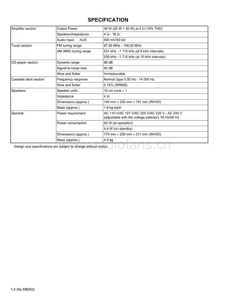 Jvc-UXP-400-Service-Manual电路原理图.pdf_第2页