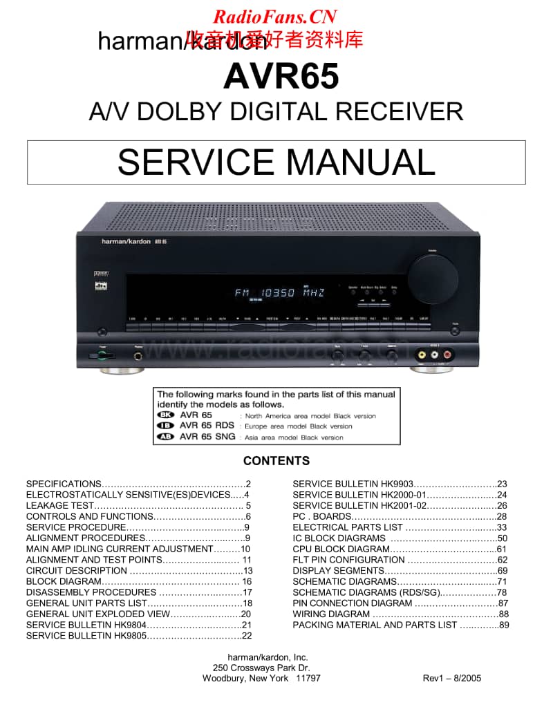 Harman-Kardon-AVR-65-Service-Manual-2电路原理图.pdf_第1页