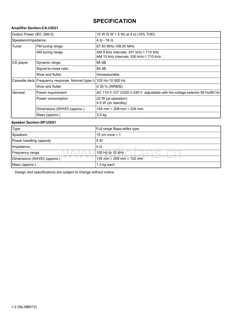 Jvc-UXG-1-Service-Manual电路原理图.pdf_第2页