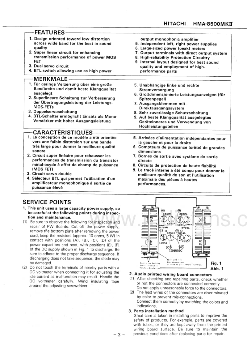 Hitachi-HMA-8500_Mk2-Service-Manual(1)电路原理图.pdf_第3页