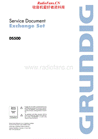 Grundig-DS-500-Service-Manual电路原理图.pdf