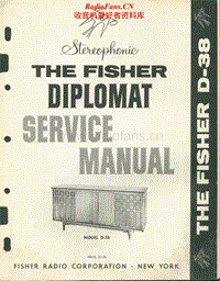Fisher-DIPLOMAT-D-38-Service-Manual电路原理图.pdf