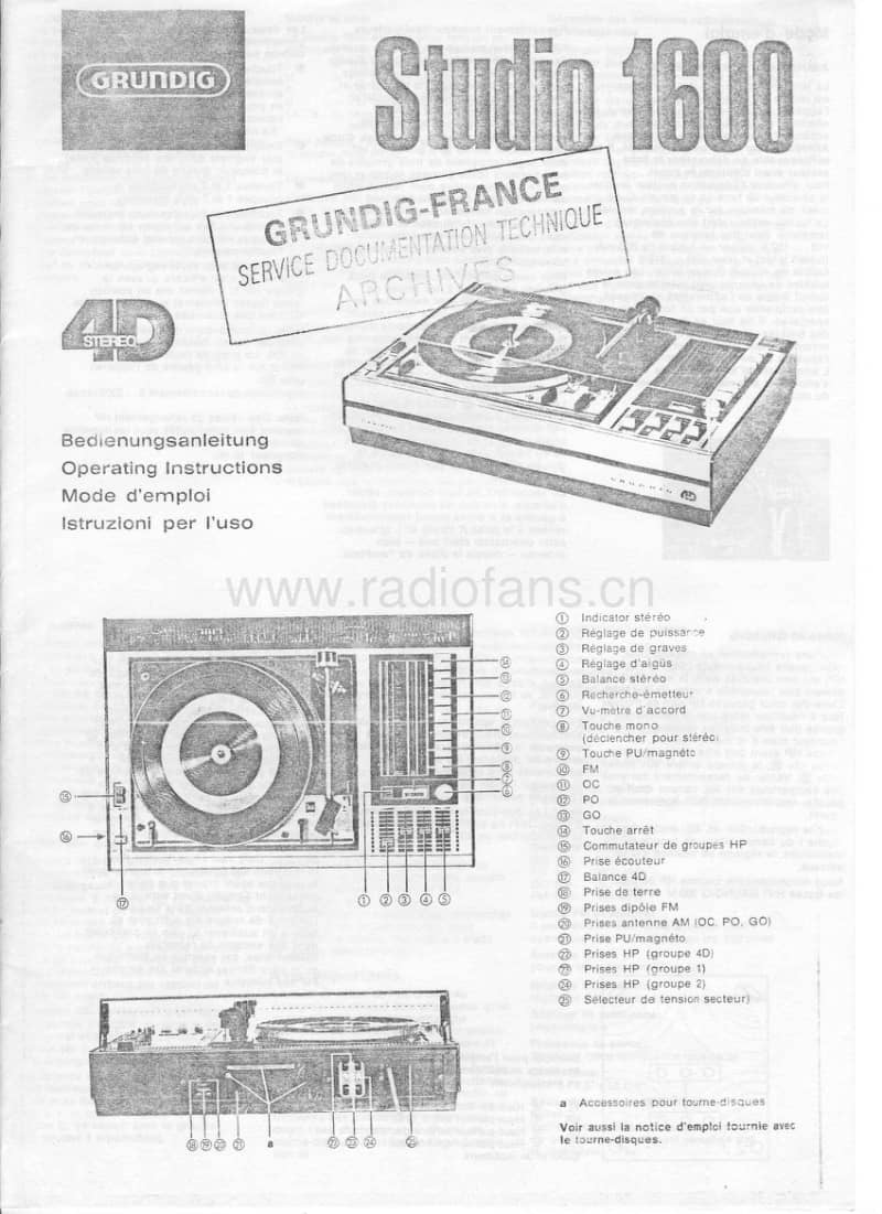 Grundig-Studio-1600-Owners-Manual电路原理图.pdf_第1页