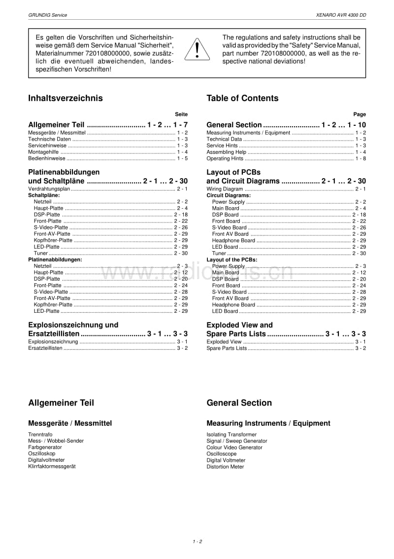 Grundig-Xenaro-AVR-4300-DD-Service-Manual电路原理图.pdf_第2页