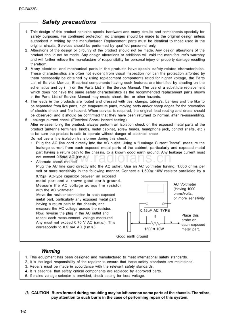 Jvc-RCBX-33-SL-Service-Manual电路原理图.pdf_第2页