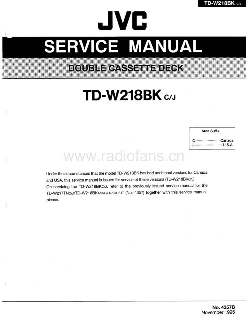 Jvc-TDW-218-BK-Service-Manual电路原理图.pdf_第1页