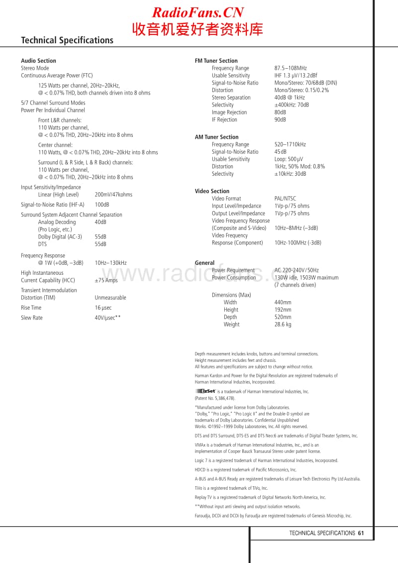 Harman-Kardon-AVR-7300-Service-Manual电路原理图.pdf_第2页