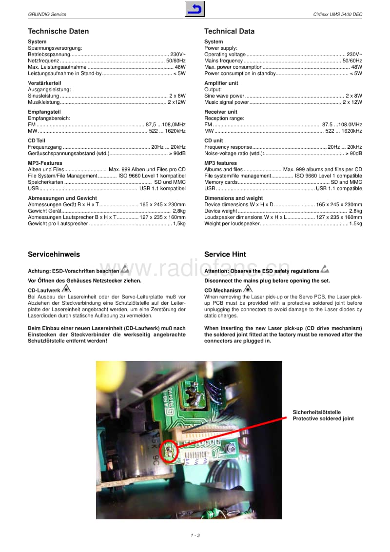 Grundig-UMS-5400-DEC-Service-Manual电路原理图.pdf_第3页