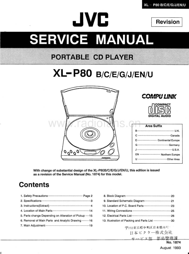 Jvc-XLP-80-B-Service-Manual电路原理图.pdf_第1页