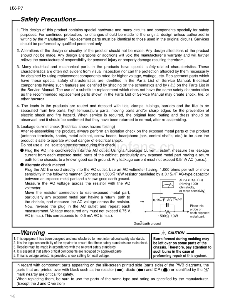 Jvc-UXP-7-Service-Manual电路原理图.pdf_第2页