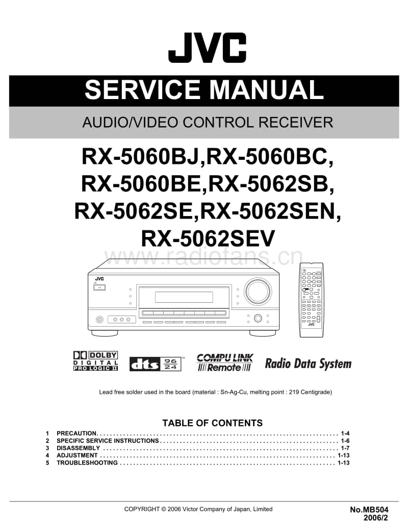 Jvc-RX-5060-BC-Service-Manual电路原理图.pdf_第1页