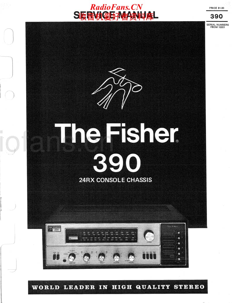 Fisher-390-Service-Manual电路原理图.pdf_第1页