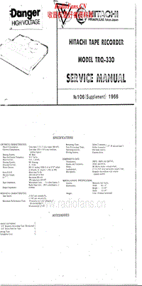 Hitachi-TRQ-330-Service-Manual电路原理图.pdf