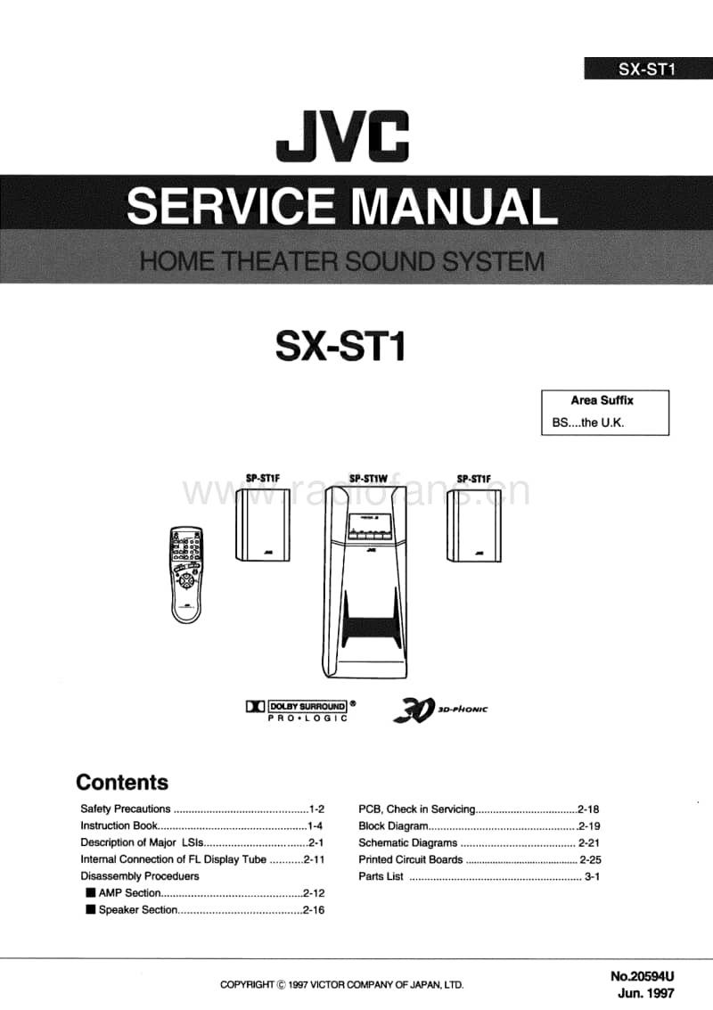 Jvc-SXST-1-Service-Manual电路原理图.pdf_第1页