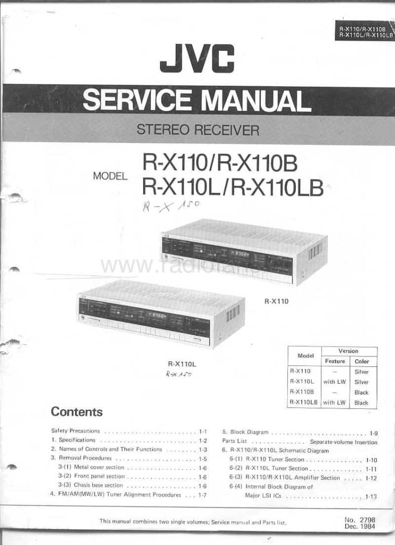 Jvc-RX-110-LB-Service-Manual电路原理图.pdf_第1页