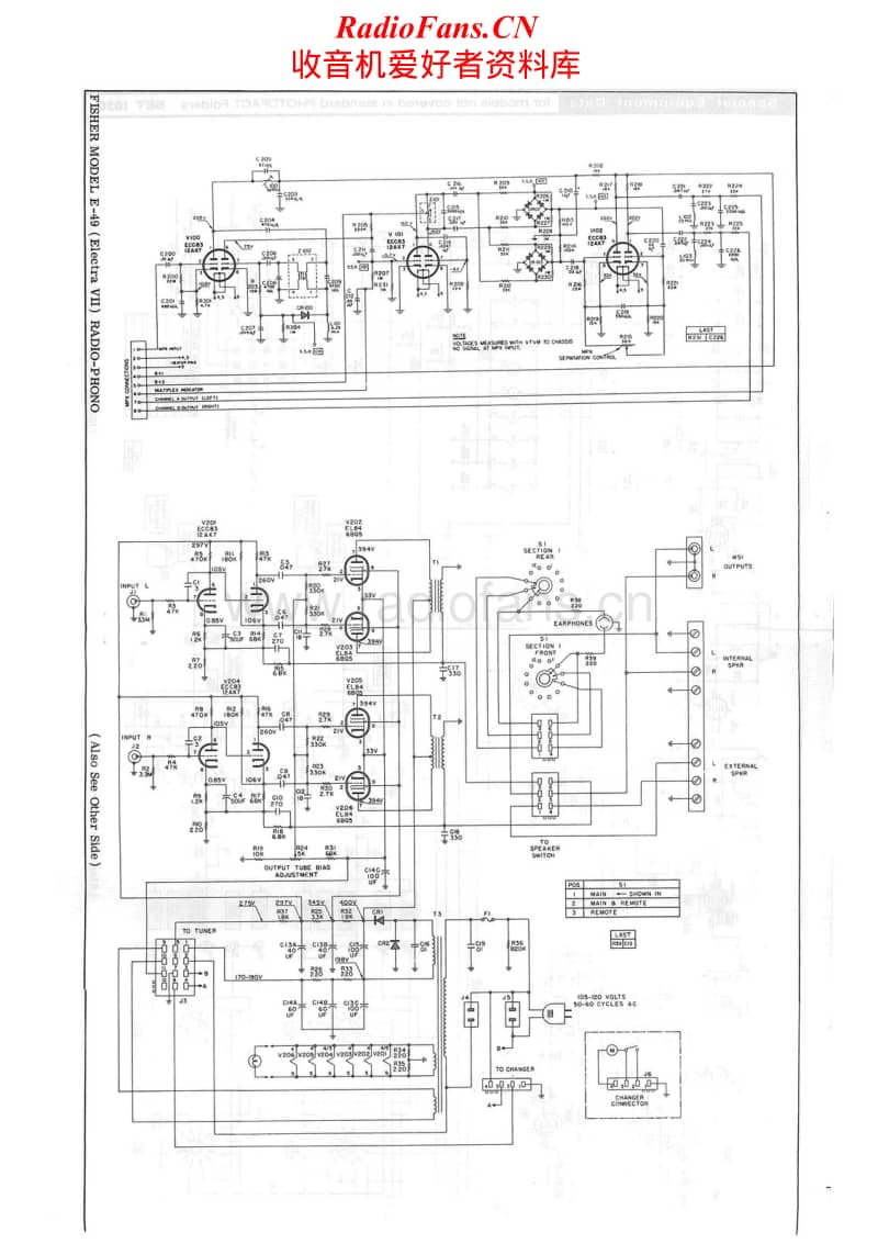 Fisher-E-49-electra-VIII-Schematic电路原理图.pdf_第1页