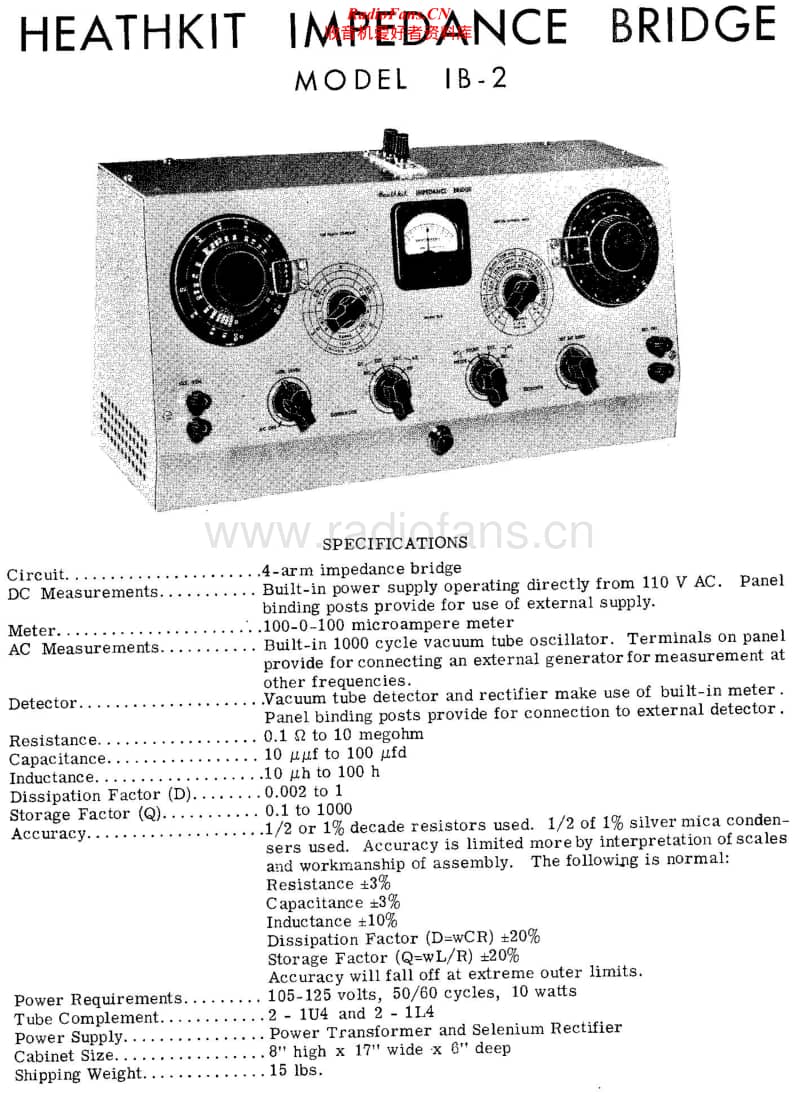 Heathkit-IB-2-Schematic电路原理图.pdf_第1页