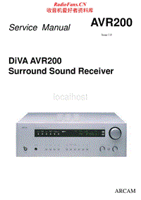 Arcam-AVR-200-Service-Manual电路原理图.pdf