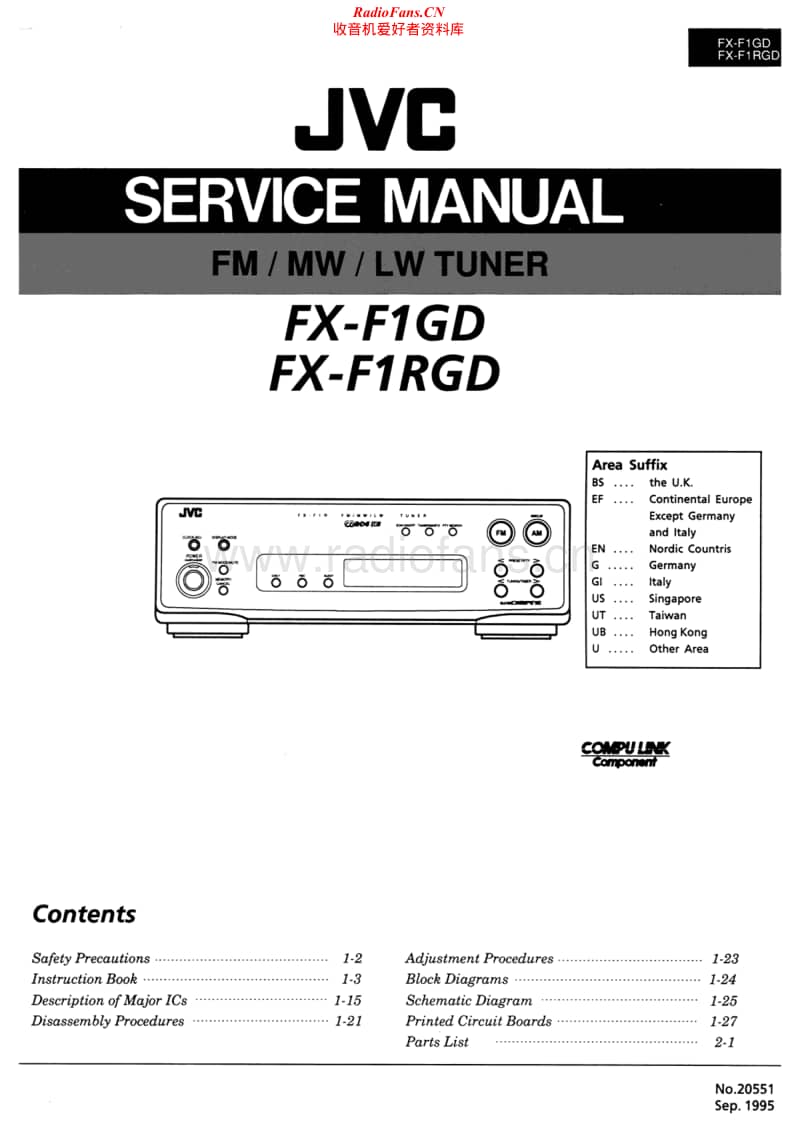 Jvc-FXF-1-GD-Service-Manual电路原理图.pdf_第1页