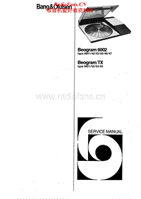 Bang-Olufsen-Beogram_TX-Service-Manual(1)电路原理图.pdf