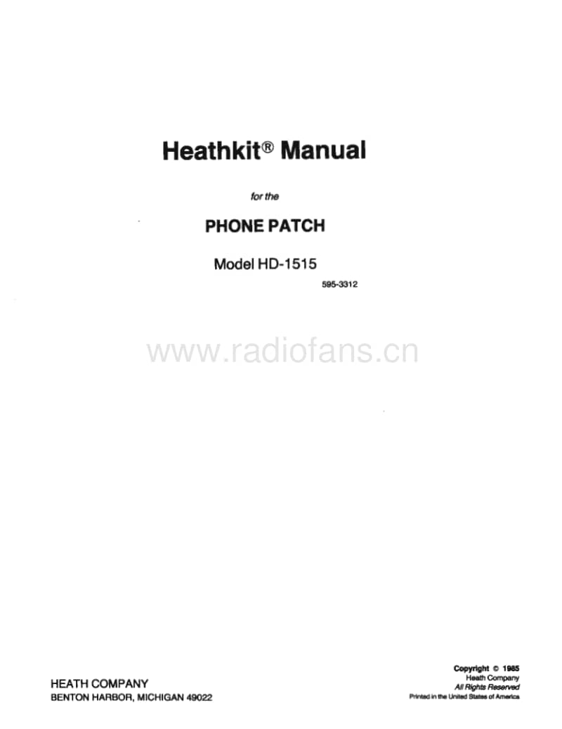 Heathkit-HD-1515-Manual电路原理图.pdf_第3页