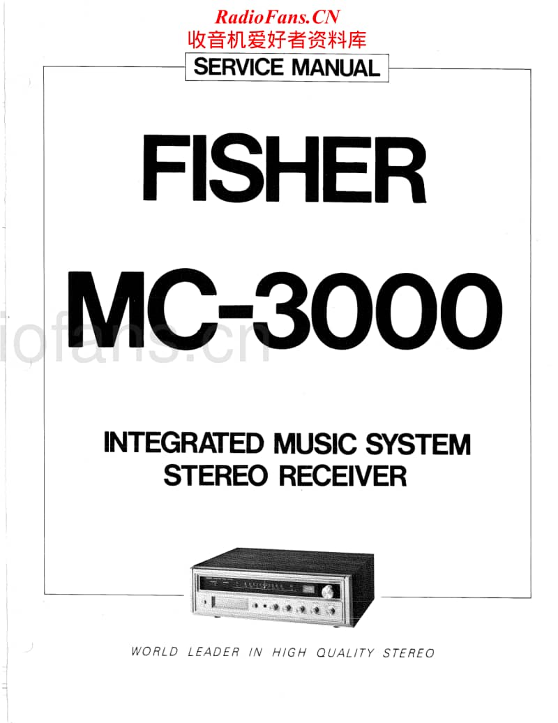 Fisher-MC-3000-Service-Manual电路原理图.pdf_第1页