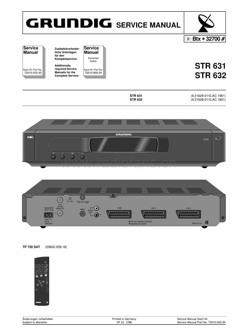 Grundig-STR-631-Service-Manual电路原理图.pdf_第1页