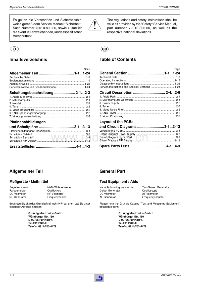 Grundig-STR-631-Service-Manual电路原理图.pdf_第2页