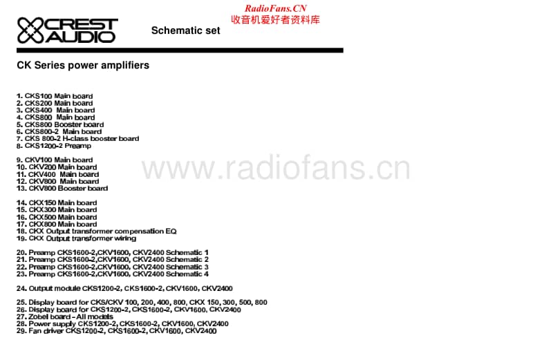 Crest-Audio-CKS-100-Schematic电路原理图.pdf_第1页