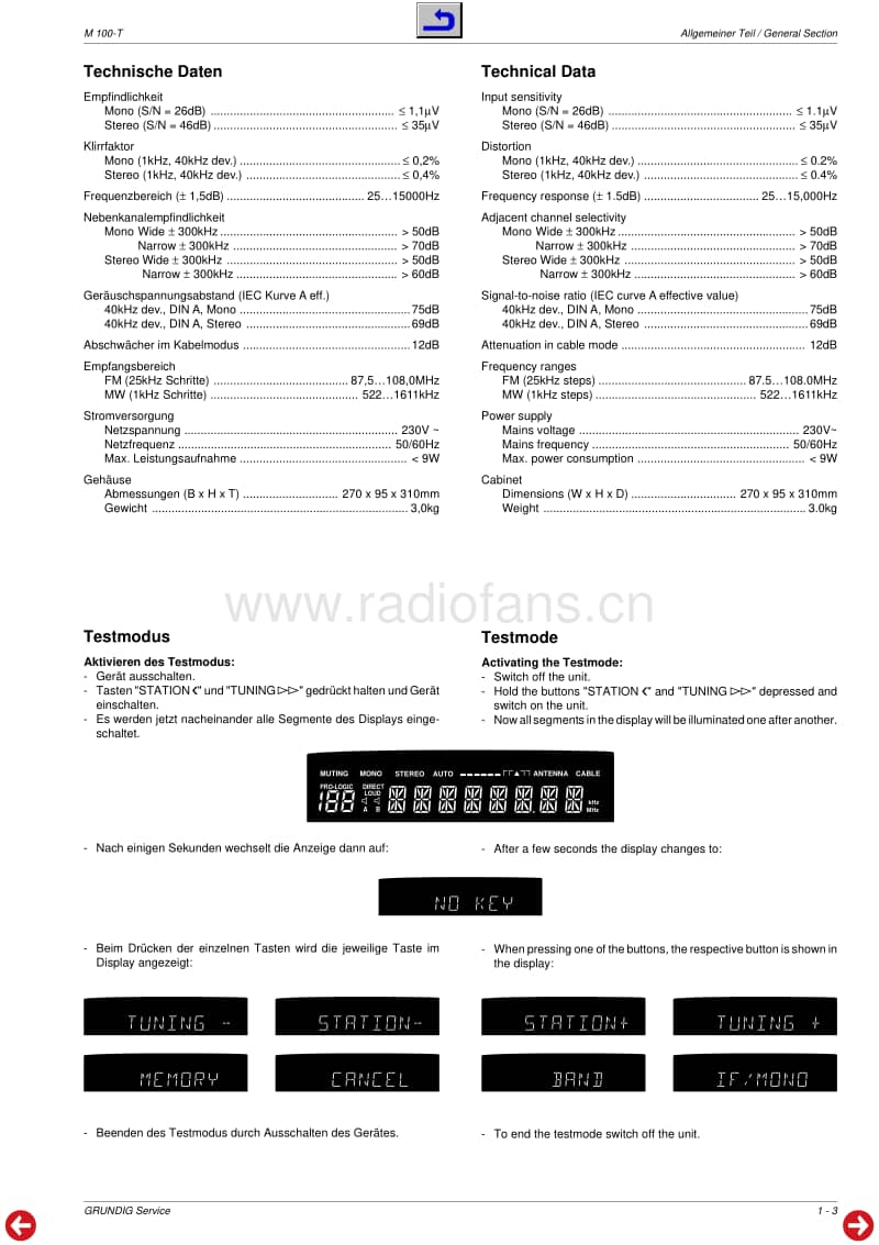 Grundig-M-100-T-Service-Manual电路原理图.pdf_第3页