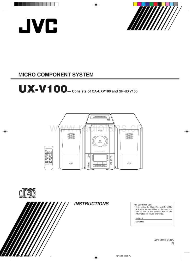 Jvc-UXV-100-Service-Manual电路原理图.pdf_第1页