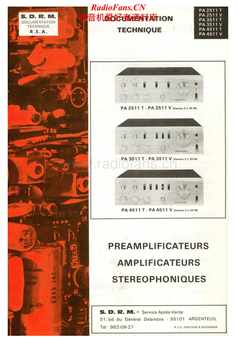 Continental-Edison-PA-4511-V-Service-Manual电路原理图.pdf_第1页