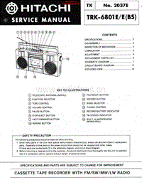 Hitachi-TRK-6801-E-Schematic电路原理图.pdf