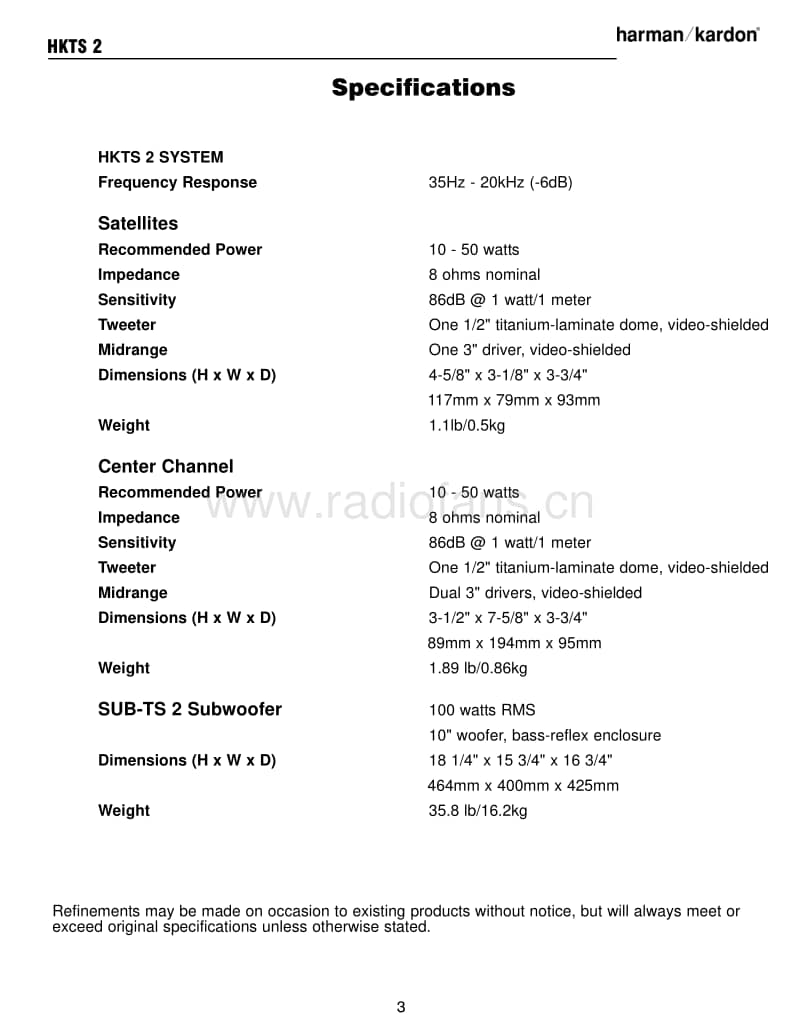 Harman-Kardon-HKTS-2-Service-Manual电路原理图.pdf_第3页