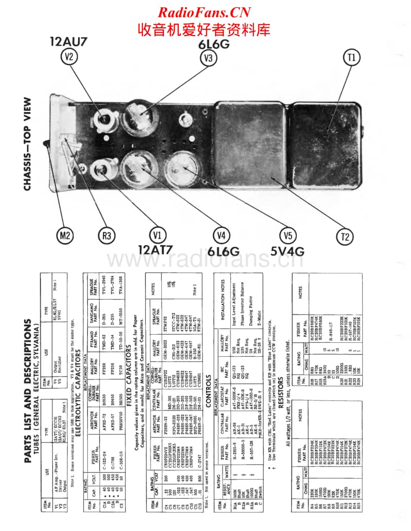 Fisher-100-TUBE-Service-Manual电路原理图.pdf_第2页