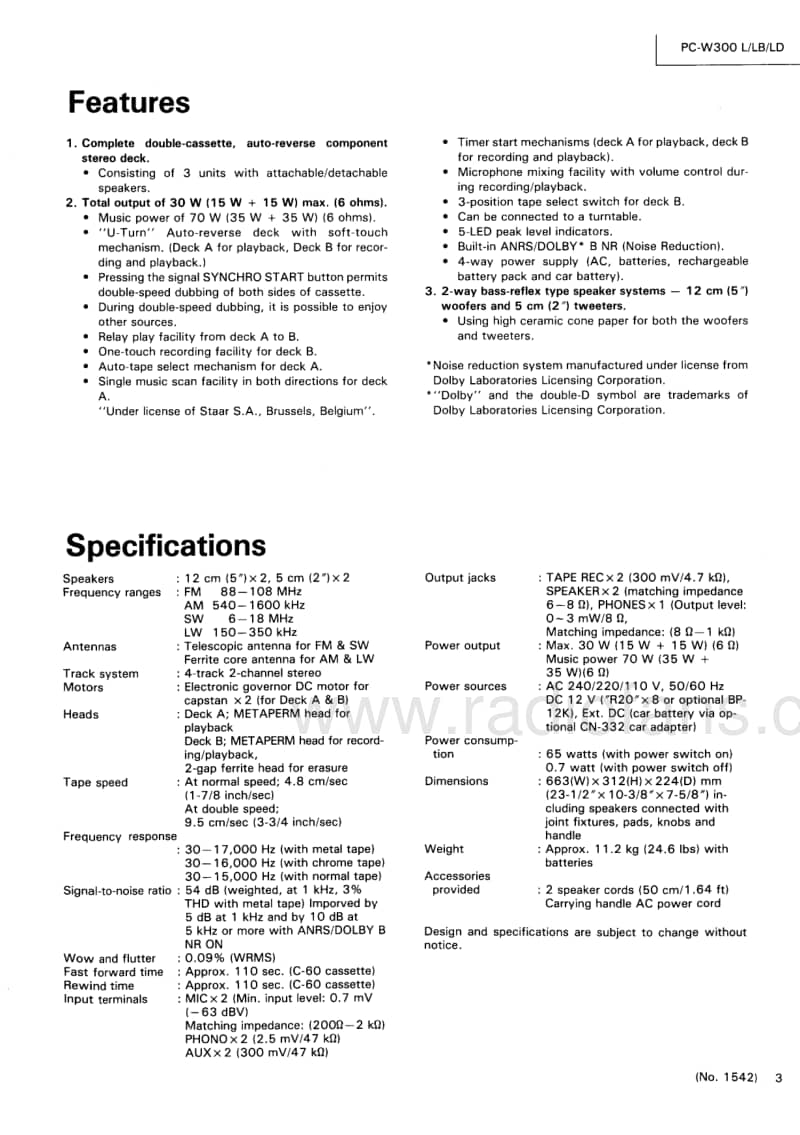 Jvc-PCW-300-LB-Service-Manual电路原理图.pdf_第3页