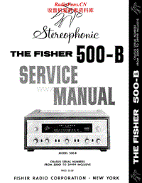 Fisher-500-B-Service-Manual电路原理图.pdf