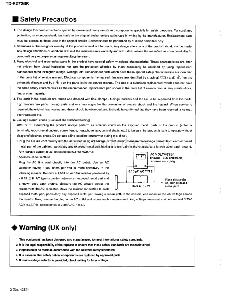 Jvc-TDR-272-BK-Service-Manual电路原理图.pdf_第2页